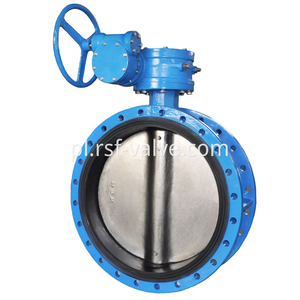 Concentric Flange Rubber Lining Butterfly Valve